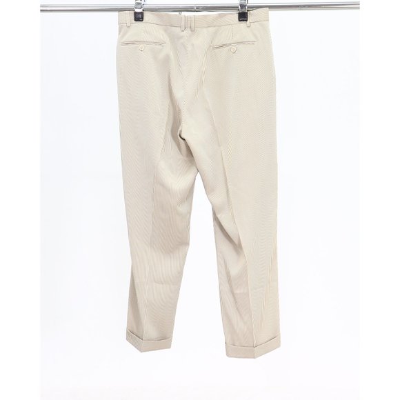 Lineage 46L 36x30 Beige Striped 3-Button Suit R315 - Picture 15 of 15